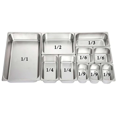 Recipiente GN Acero 1/9 6.5 Cm 2