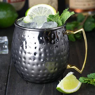 Mug Moscow Mule 398Ml Negro Dechef