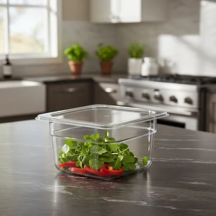 Recipiente Gn Policarbonato 1/6 10Cm Dechef