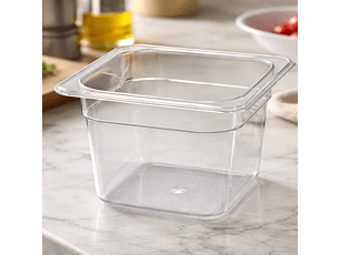 Recipiente Gn Policarbonato 1/6 15Cm Dechef