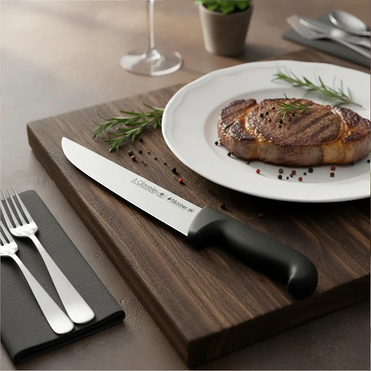 Cuchillo Carne 24 Cm Tres Claveles 2
