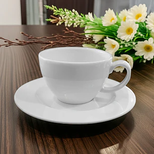 Costa Verde Duo Taza Te 225Ml Con Platillo Saturno (Set 6 Pcs)