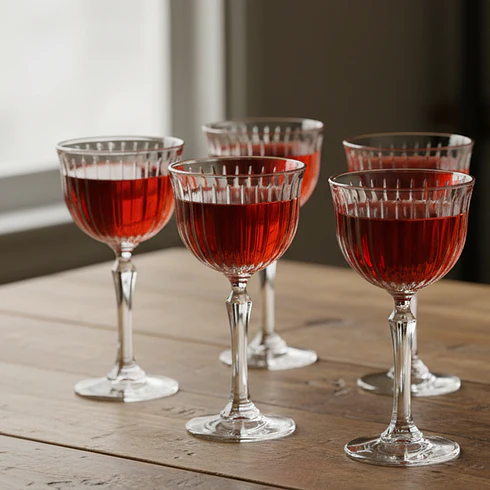 Pasabahce Copa Coctel Joy 170 Ml Set 4 Pcs + Botella Golden 2