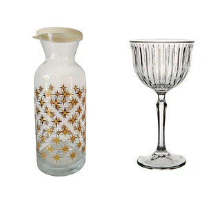 Pasabahce Copa Coctel Joy 170 Ml Set 8 Pcs + Botella Golden