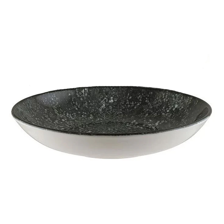 Bonna Cosmos Negro Plato Hondo 25 Cm (6 Pcs) 1
