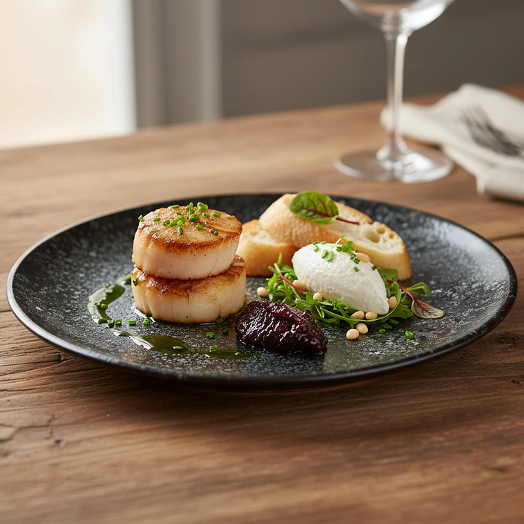 Bonna Cosmos Negro Plato 27Cm (6 Pcs) 2