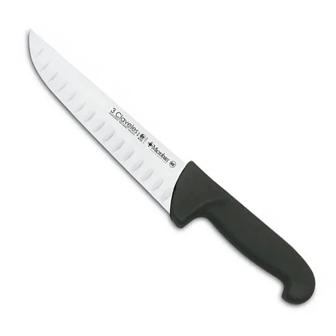 Cuchillo Carnicero Alveolado 20 Cm Tres Claveles 1