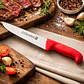 Cuchillo Carnicero 20Cm Rojo Tres Claveles - Miniatura 3