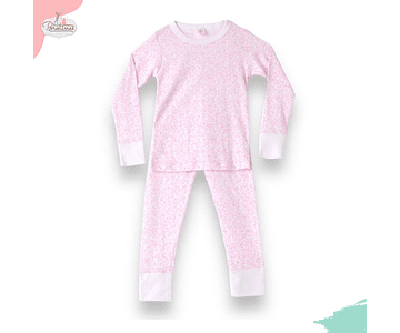 PIJAMA FLORES ROSA