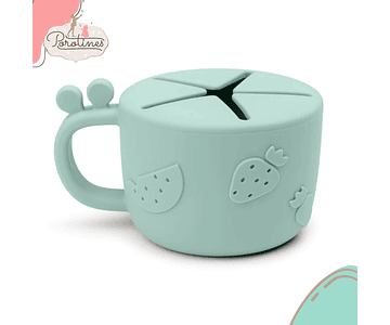 Taza para snack peekaboo Raffi Azul