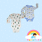 Set 2 bodies Niño 100 % algodón pinos Talla 3-6 meses - Miniatura 2