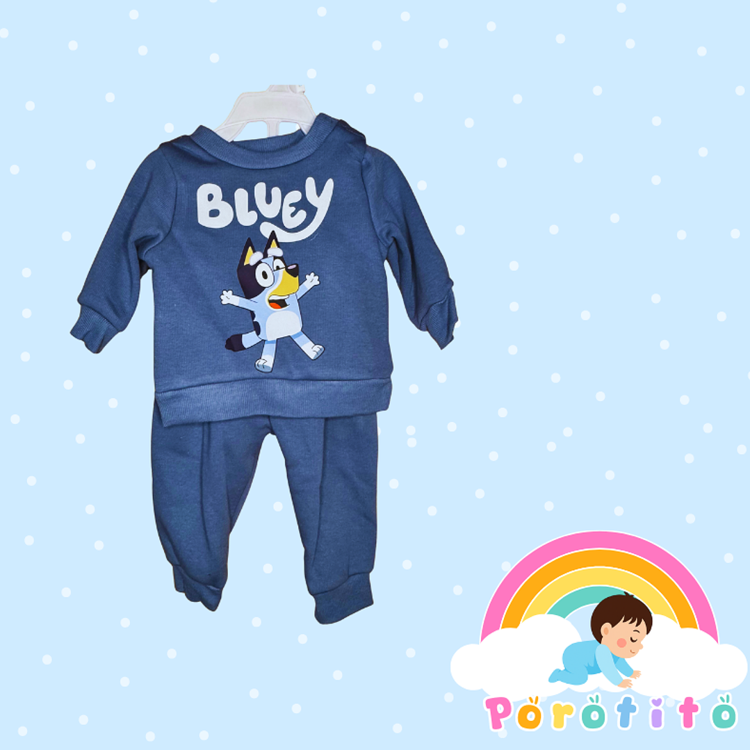 Buzo Niño Algodón Afranaledo Bluey  talla 12-18 meses 1