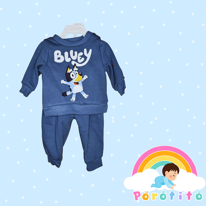 Buzo Niño Algodón Afranaledo Bluey  talla 12-18 meses 1