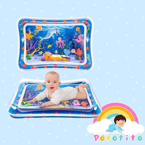 Alfombra de Agua Inflable Sensorial para Bebés 