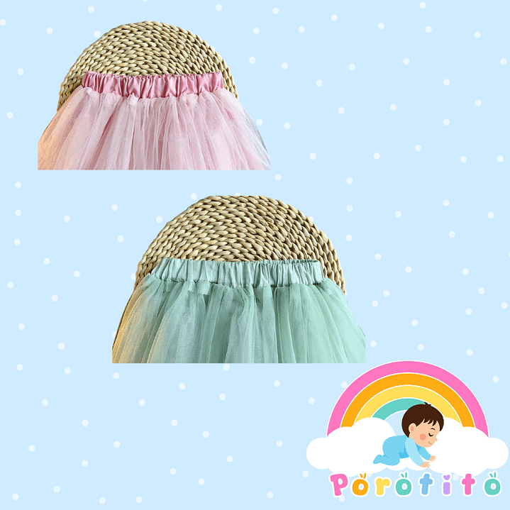 Conjunto camisa con piñas y falda tutu 3