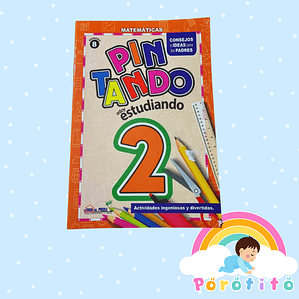 Set  5 libros -Pintando estoy estudiando con los números