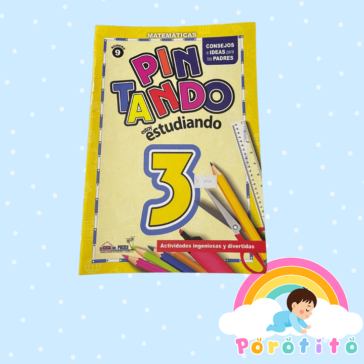 Set  5 libros -Pintando estoy estudiando con los números 2