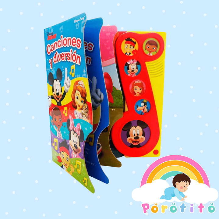 Disney Junior Canciones y Diversión (LIBRO CON SONIDOS) 1