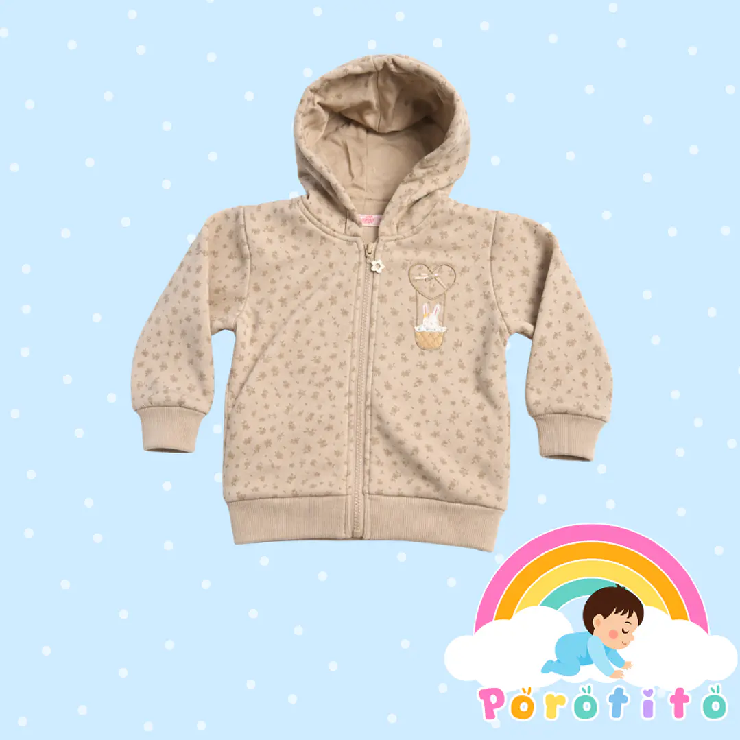 Conjunto Buzo Conejita 100% algodón afranelado flare  6