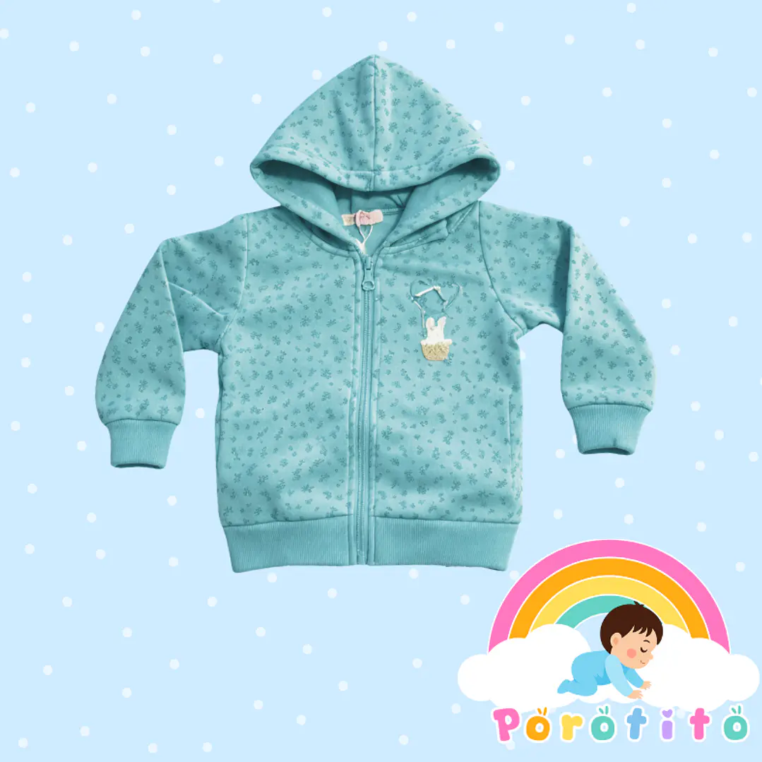 Conjunto Buzo Conejita 100% algodón afranelado flare  4