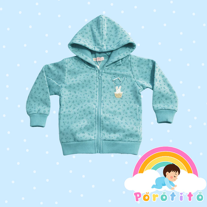 Conjunto Buzo Conejita 100% algodón afranelado flare  4