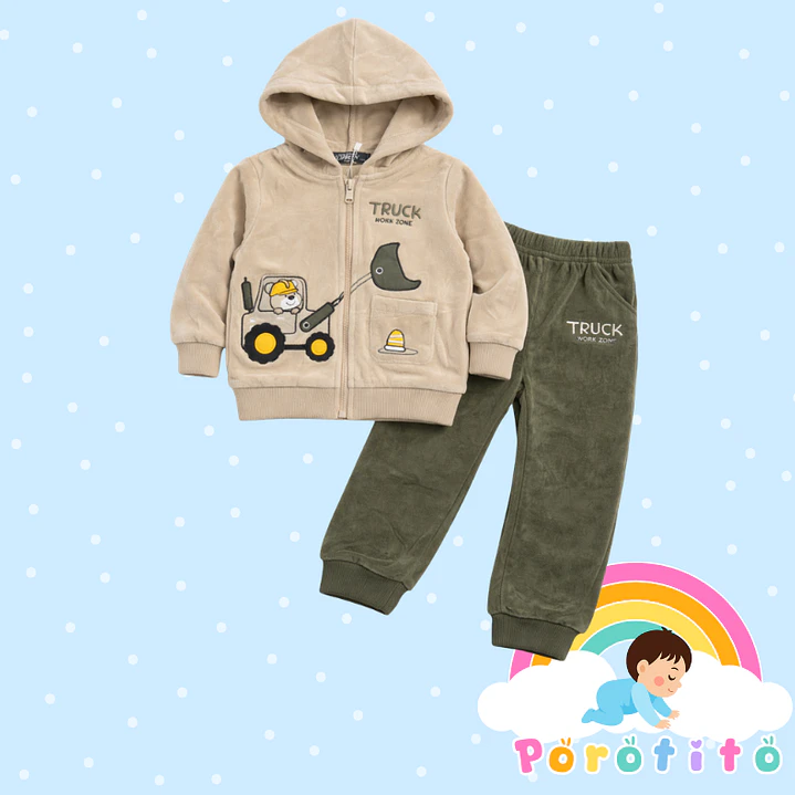 Conjunto Buzo Osito constructor  3