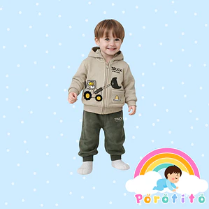 Conjunto Buzo Osito constructor 