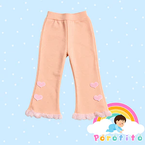 Pantalones Flare Corazones 