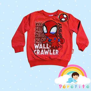 Polerón Spiderman Original Talla 3