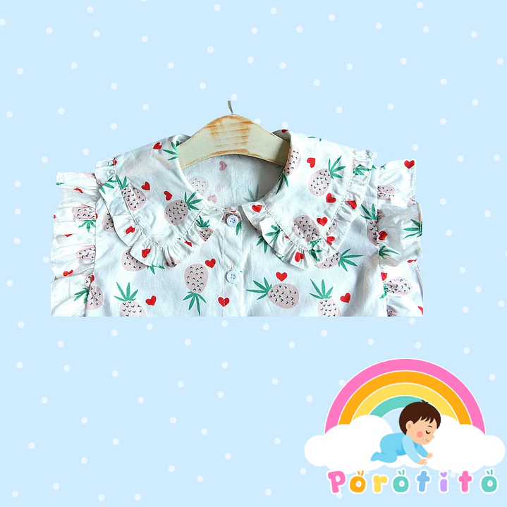 Conjunto camisa con piñas y falda tutu 6