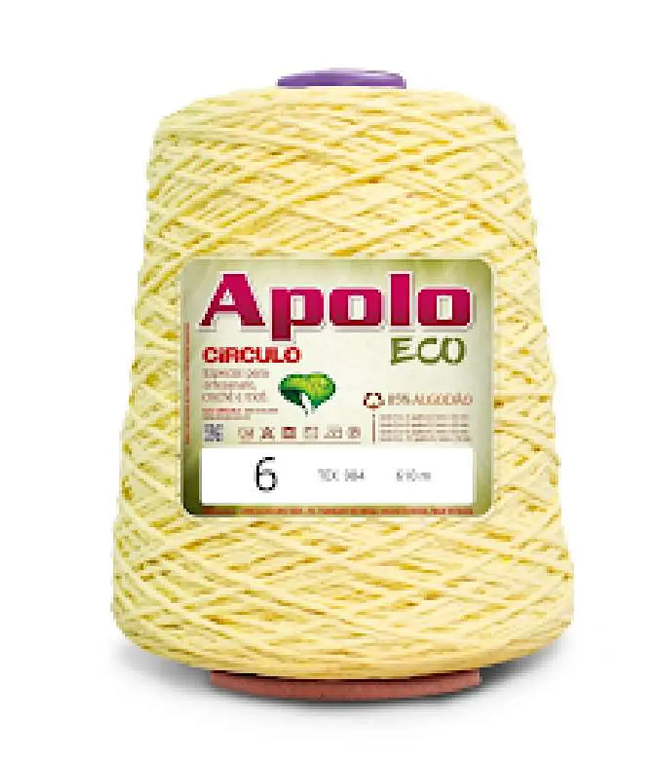 Círculo Apolo Eco 4/6 – 1074 Amarelo Bebê 1