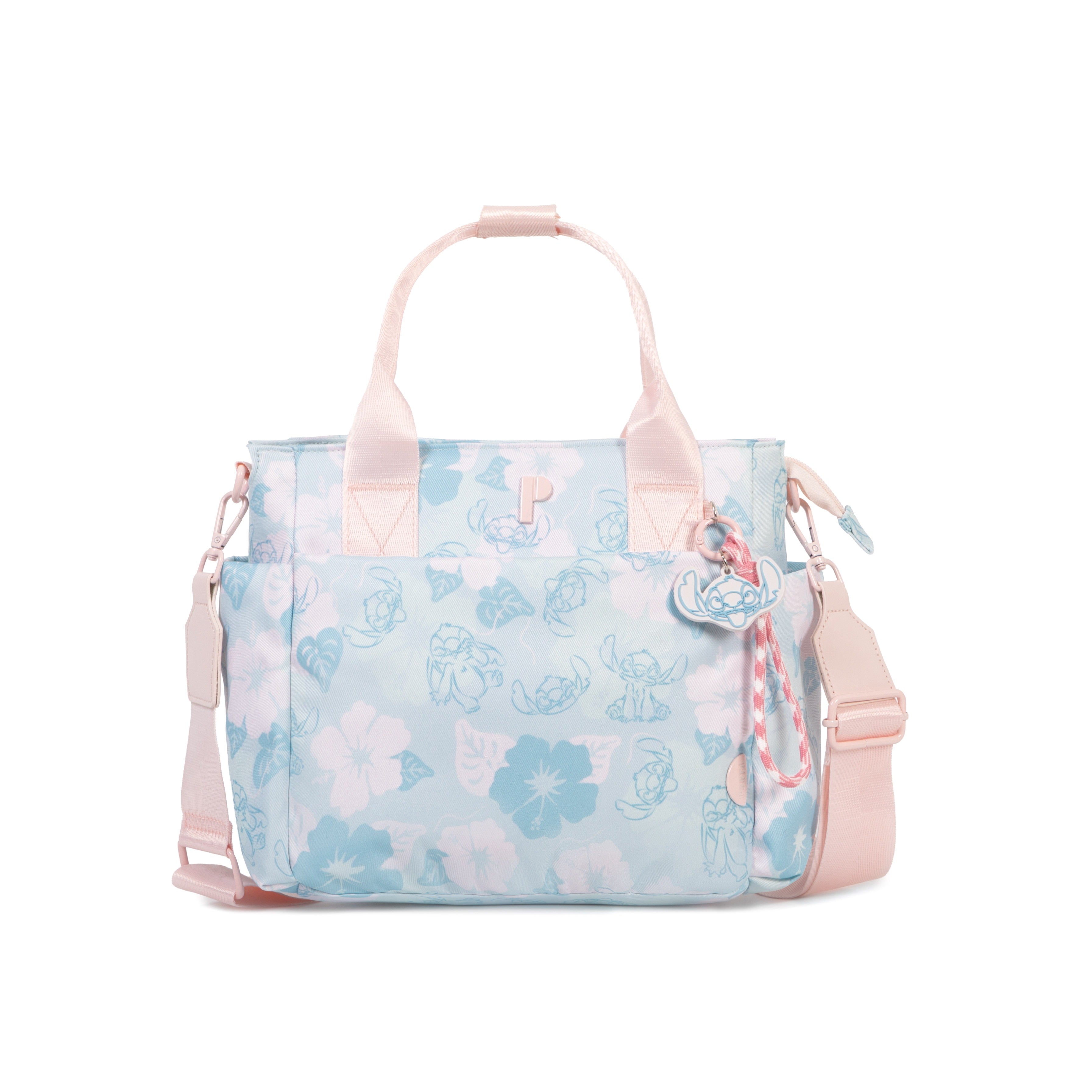 BOLSO GRANDE KEYLA STITCH BLUE FLOWERS 1