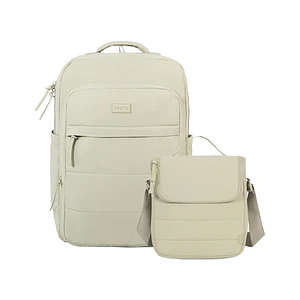 MOCHILA CATHY VERDE/MATCHA + LONCHERA CATHY VERDE/MATCHA