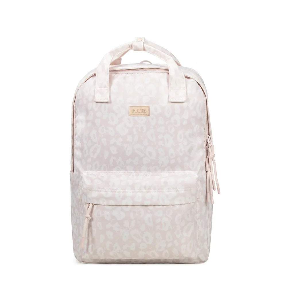 MOCHILA FANNY CREAM LEOPARD 1