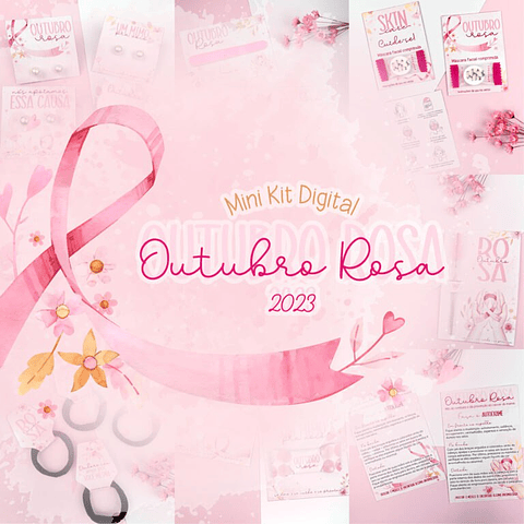 Combo Kit Digital Outubro Rosa 2023 MD