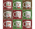 Kit Digital Artes Para Caneca Flork Meme Natal - PNG