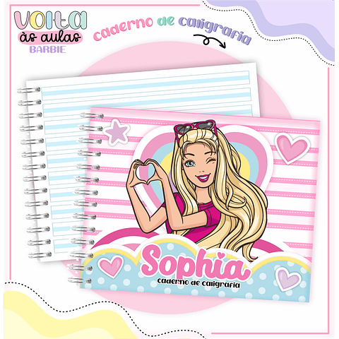 Arquivo Digital Volta as Aulas Barbie #01 - PNG e PDF