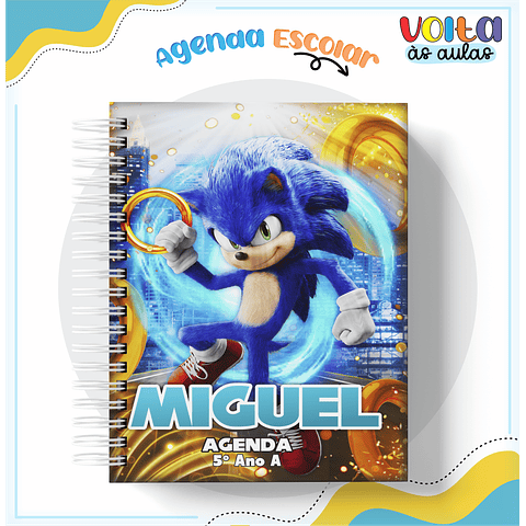 Arquivo Digital Volta as Aulas Sonic #01 - PNG e PDF