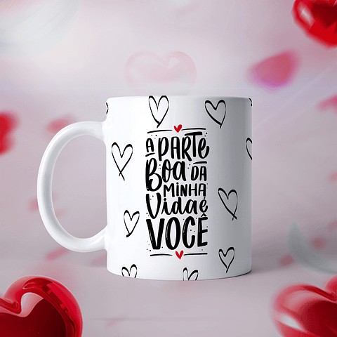 19 Artes para Caneca Dia dos Namorados Arquivo em Jpg