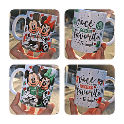 34 Artes Caneca Mickey E Minie Times Amor E Jogo - JPG