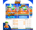 Pack Volta às Aulas 2025 Stumble Guys #01 - PDF e PNG