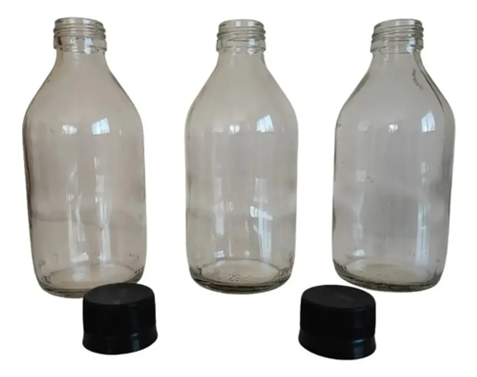 12 Botella Vidrio 290cc + Tapa Plástica  1