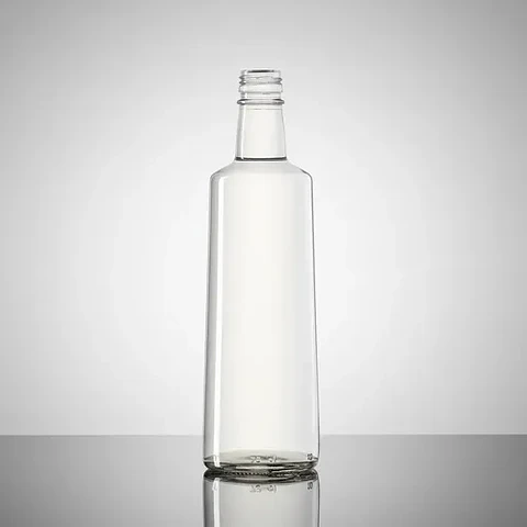 12 Botella De Vidrio Piramidal 750cc Tapa O Corcho