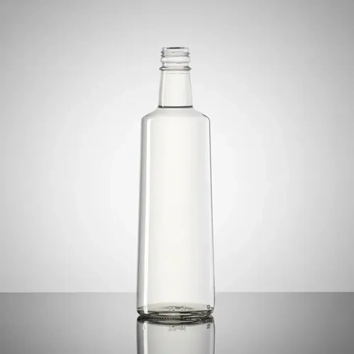 12 Botella De Vidrio Piramidal 750cc Tapa O Corcho 12