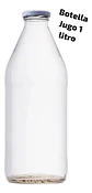 12 Botellas De Jugo  1 Litro + Tapa Metálica  - Miniatura 1