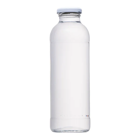 12 Botella De Vidrio 475cc + Tapa Metalica Portal Glass Ñubl