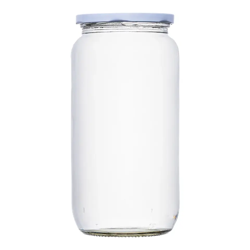 20  Frasco Conservero 1 Litro + tapa Con Botón 1
