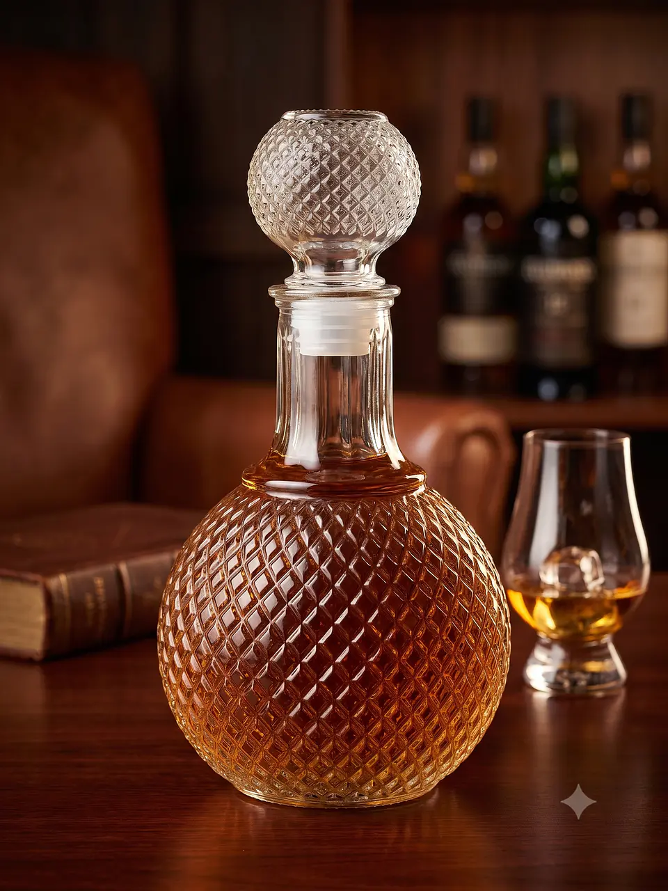Decantador de vidrio para  Wiskey 750 ml  4