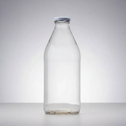 12 Botellas De Jugo  1 Litro + Tapa Metálica 