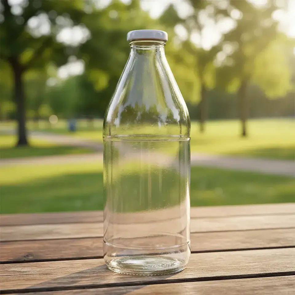 12 Botellas De Jugo  1 Litro + Tapa Metálica  3